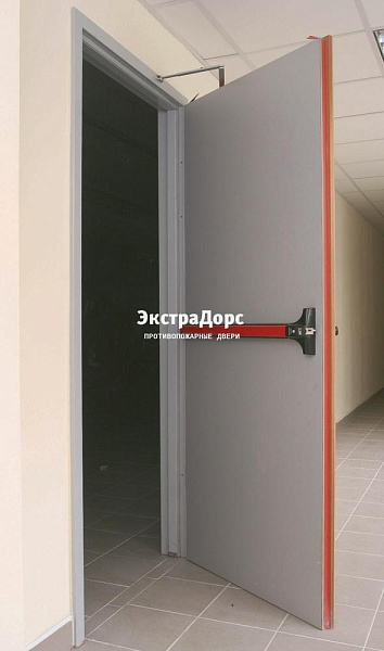 Дверь противопожарная металлическая глухая EI 90 с антипаникой в Серпухове  купить