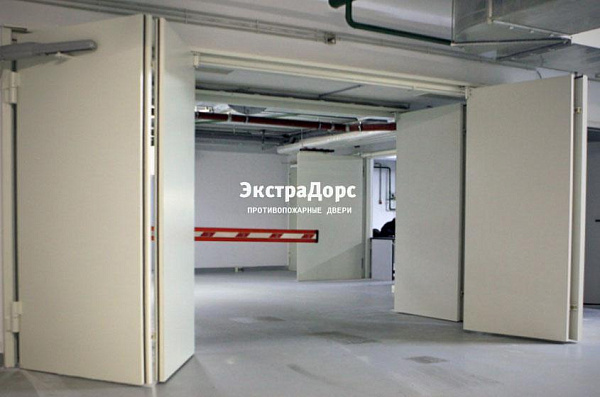 Складывающиеся автоматические противопожарные ворота в Серпухове  купить